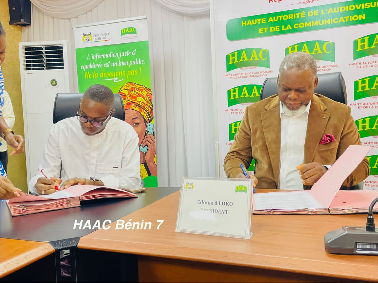 Médias au Benin: Signature de convention de la HAAC avec sept (07) organes de presse, un partenariat renforcé