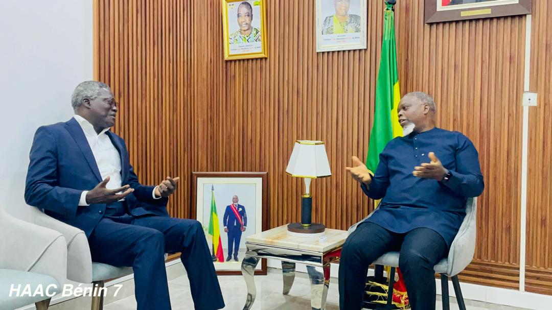 Renforcement de la coopération entre la HAAC et la CEDEAO: SEM Amadou DIONGUE reçu en audience par le Président Édouard LOKO