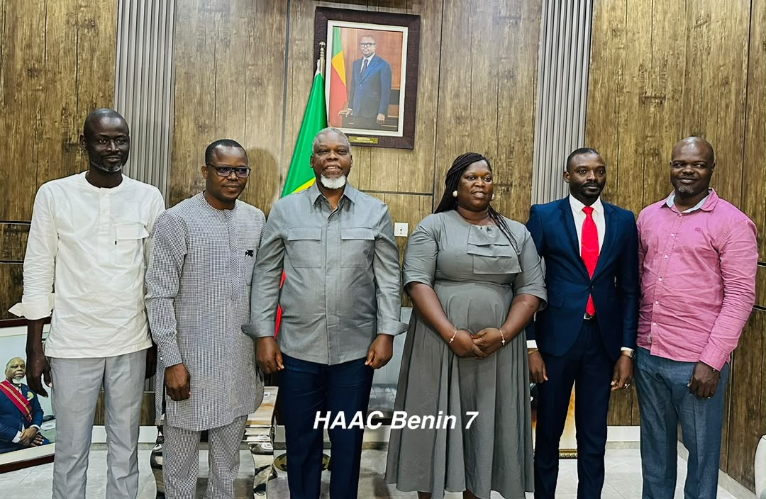 Audience à la HAAC: le Président Édouard LOKO reçoit les membres du nouveau bureau de l’ODEM