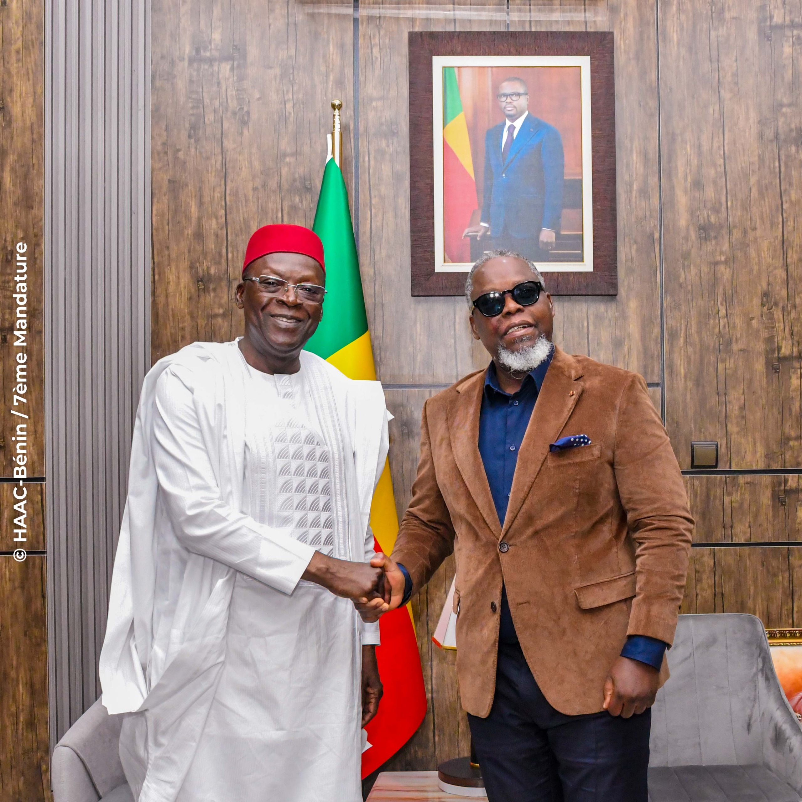 Audience à la HAAC: les présidents Edouard LOKO et Abdoulaye BIO TCHANE posent les jalons d'une synergie renforcée face aux nouveaux défis du CES