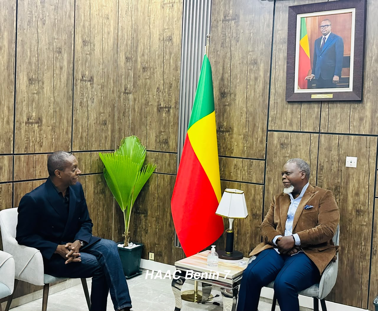 Audience à la HAAC: le renforcement de la place du Bénin dans ce monde d'hypermediation au cœur des échanges entre le Président Edouard LOKO et Claudy SIAR