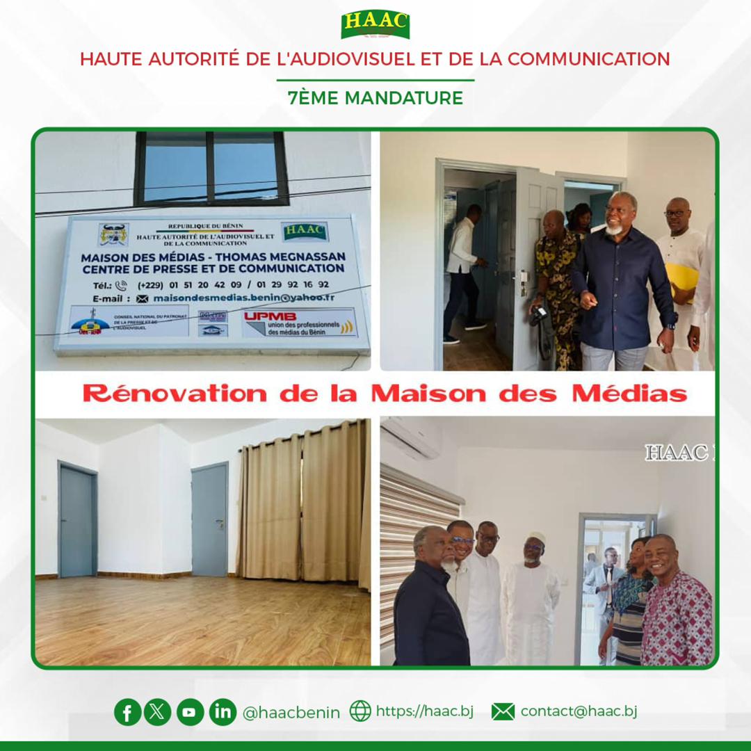 Rénovation de "La Maison des Médias": Le Président Edouard LOKO invite les professionnels des médias à redonner vie à ce haut lieu de la presse et de la communication